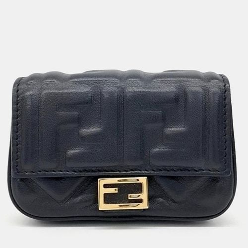 Fendi Nano Baguette Bag Charm And Mini Crossbody Bag - Fendi - Modalova