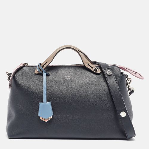 Fendi Blue/Pink Leather Large By The Way Boston Bag - Fendi - Modalova