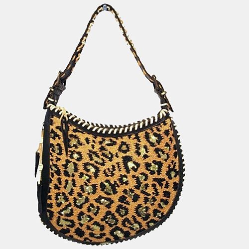 Fendi Beaded Safari Shoulder Bag - Fendi - Modalova