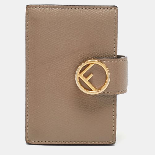 Fendi Beige Leather FF Accordion Card Case - Fendi - Modalova
