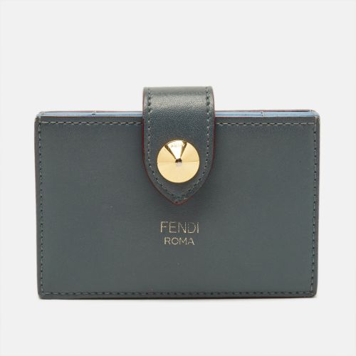 Leather Single Stud Multiple Card Holder - Fendi - Modalova