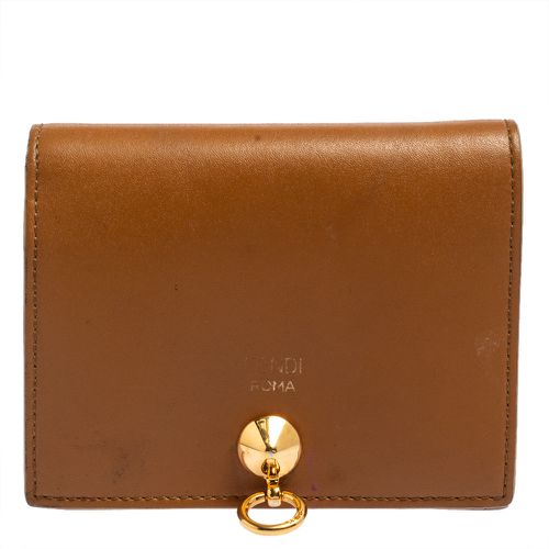 Fendi Brown Leather By The Way Bifold Wallet - Fendi - Modalova