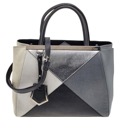 Fendi Multicolor Leather Mini Geometric 2jours Tote - Fendi - Modalova