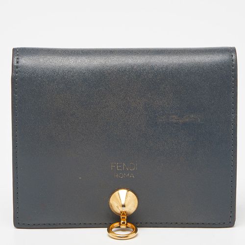 Fendi Grey Leather By The Way Bifold Wallet - Fendi - Modalova