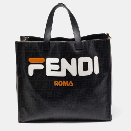 X Fila Zucca Coated Canvas Mania Shopping Tote - Fendi - Modalova