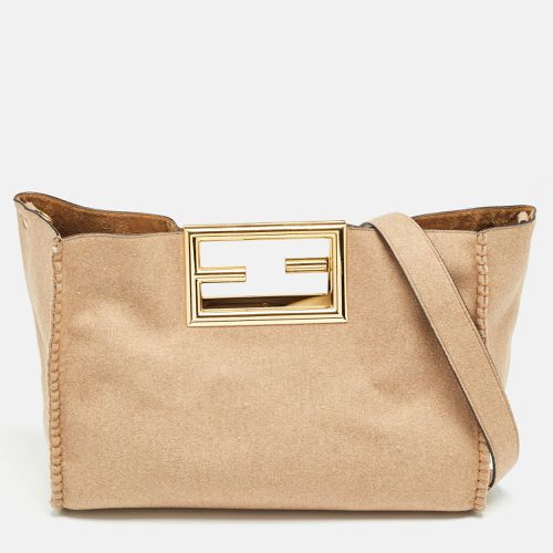 Fendi Brown Fabric Medium Way Tote - Fendi - Modalova