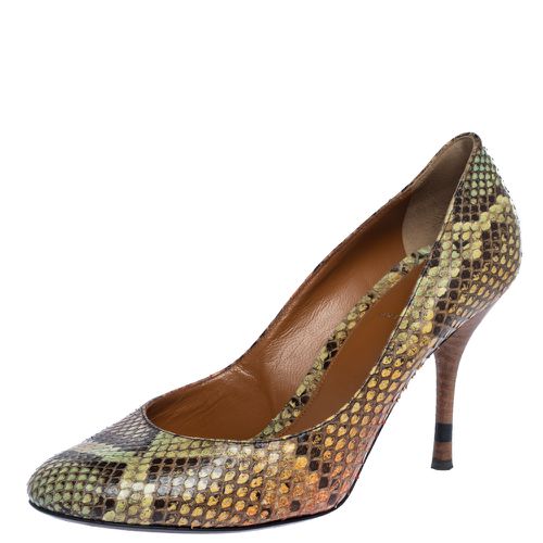 Fendi Multicolor Python Pumps Size 39 - Fendi - Modalova