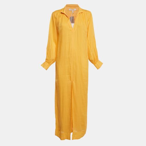 Ramie Kaftan Maxi Dress XS - Frame - Modalova