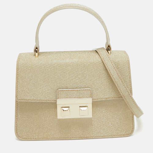 Glitter Tessuto Fabric Mini Bella Top Handle Bag - Furla - Modalova