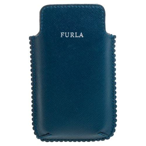 Furla Teal Leather Phone Case - Furla - Modalova