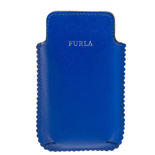 Furla Blue Leather Phone Case - Furla - Modalova