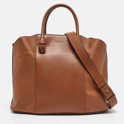 Furla Brown Leather Miastella Tote - Furla - Modalova