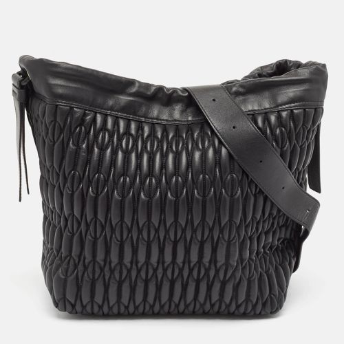 Furla Black Quilt Leather Caos Shoulder Bag - Furla - Modalova