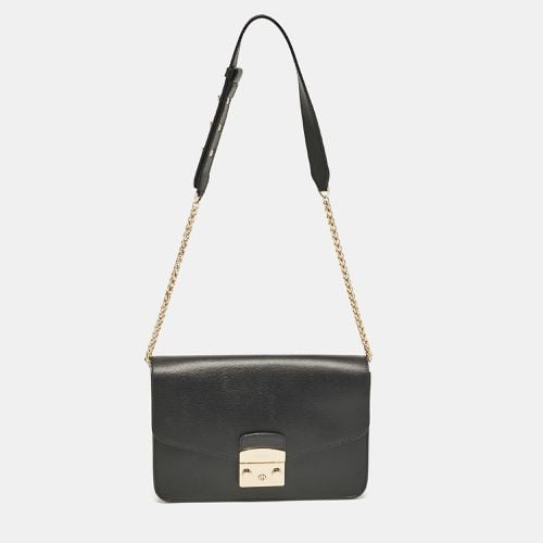 Furla Black Leather Metropolis Shoulder Bag - Furla - Modalova