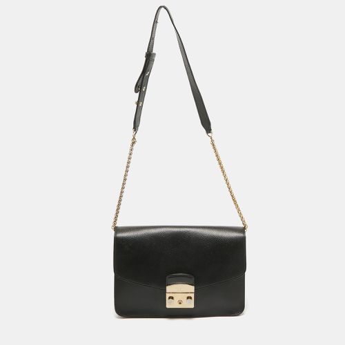 Furla Black Leather Metropolis Shoulder Bag - Furla - Modalova