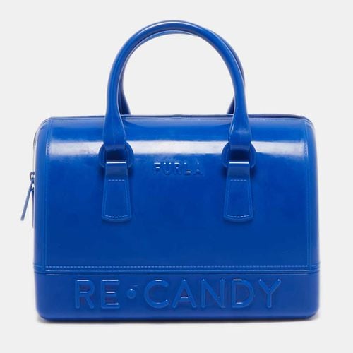 Furla Blue Re-Rubber Candy Satchel - Furla - Modalova