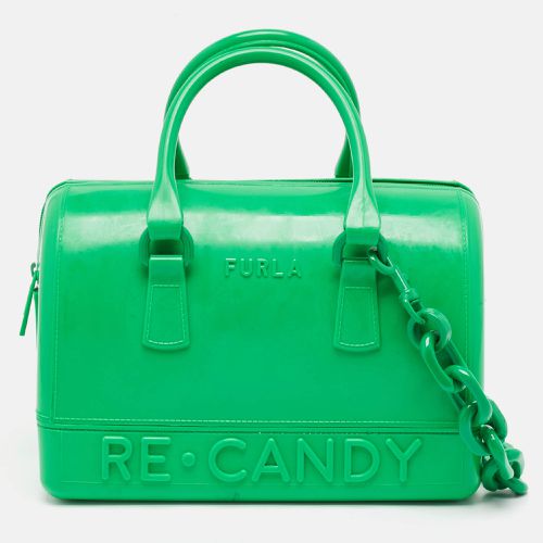 Furla Green Rubber Re-Candy Satchel - Furla - Modalova