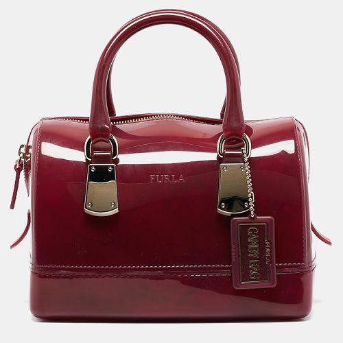 Furla Fuchsia Rubber Small Candy Satchel - Furla - Modalova