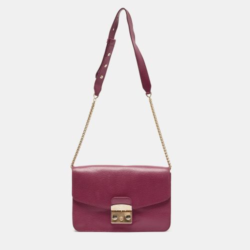 Furla Pink Leather Metropolis Shoulder Bag - Furla - Modalova