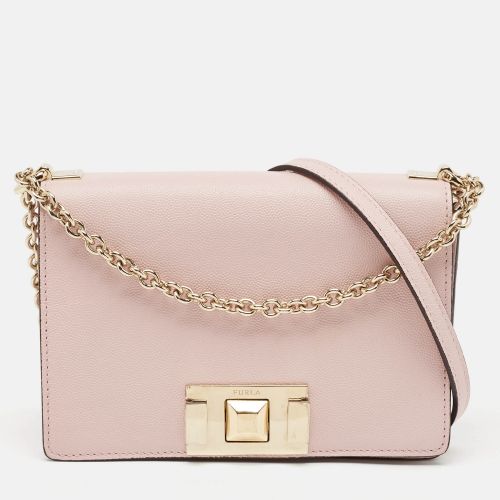 Furla Pink Leather Mimi Shoulder Bag - Furla - Modalova