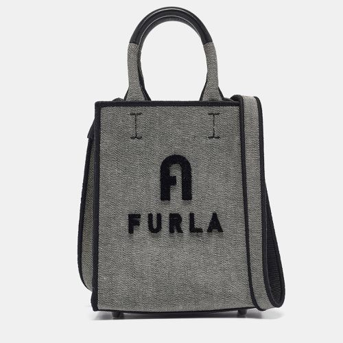 Black Canvas Mini Opportunity Tote - Furla - Modalova