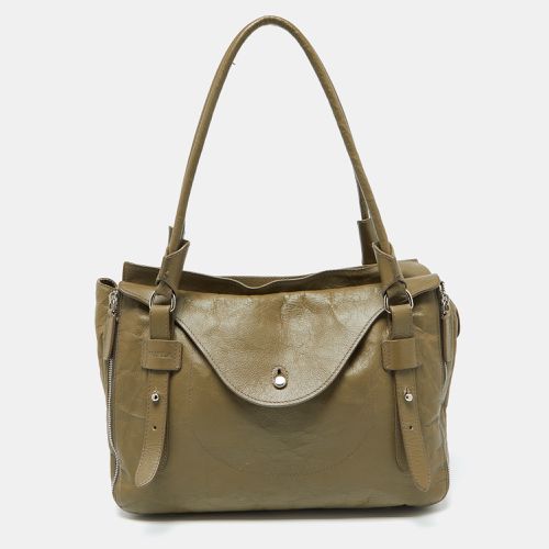 Furla Green Leather Top Zip Tote - Furla - Modalova