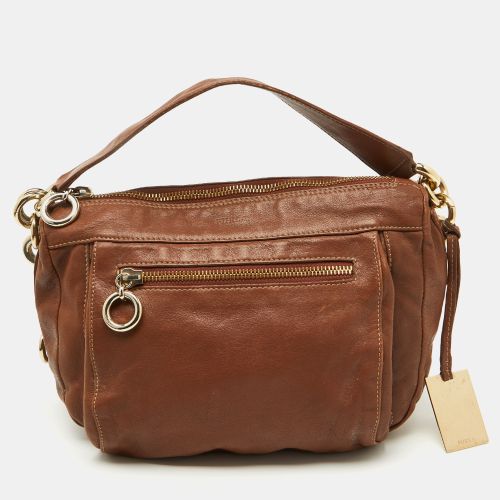 Furla Brown Leather Pebbled Hobo - Furla - Modalova