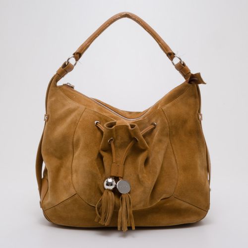 Furla Suede Drawstring Hobo - Furla - Modalova