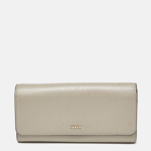 Furla Grey Leather Flap Continental Wallet - Furla - Modalova