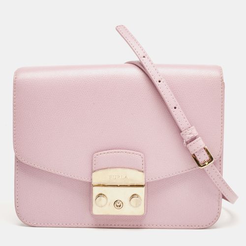 Furla Lilac Leather Metropolis Shoulder Bag - Furla - Modalova