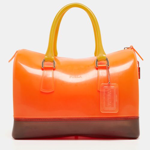 Tri Color Rubber Candy Satchel - Furla - Modalova