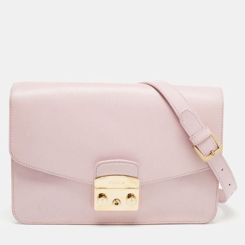 Furla Pink Leather Metropolis Shoulder Bag - Furla - Modalova