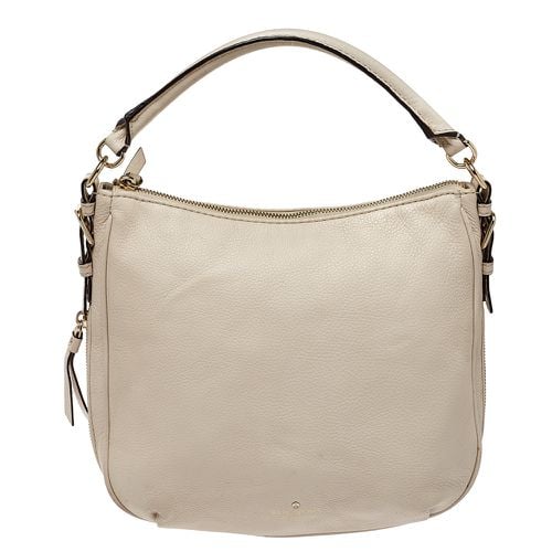 Kate Spade Linen White Leather Small Cobble Hill Ella Hobo - Kate Spade - Modalova