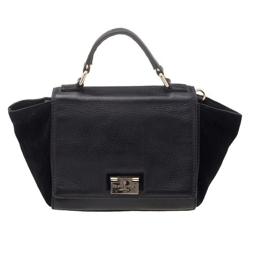 Kate Spade Black Leather And Suede Magnolia Park Top Handle Bag - Kate Spade - Modalova