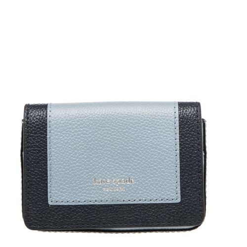 Kate Spade Two Tone Blue Leather Margaux Card Case - Kate Spade - Modalova