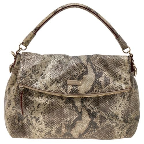 Kate Spade Metallic Two Tone Python Embossed Leather Top Handle Bag - Kate Spade - Modalova