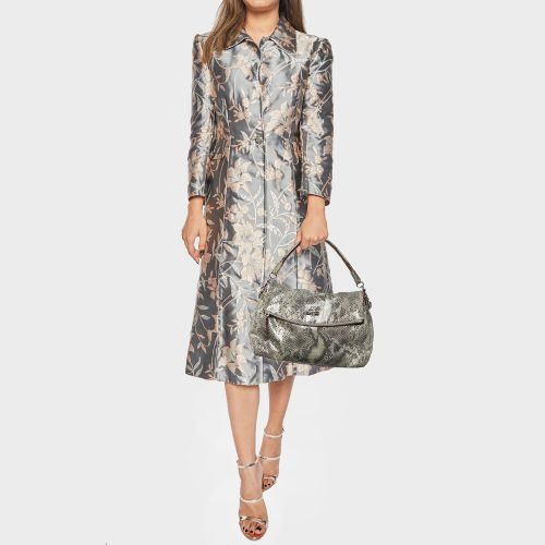Two Tone Python Embossed Leather Top Handle Bag - Kate Spade - Modalova