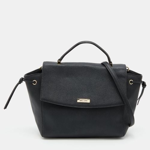 Kate Spade Black Leather Flap Top Handle Bag - Kate Spade - Modalova