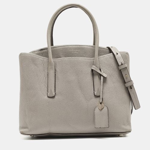 Kate Spade Grey Leather Large Margaux Satchel - Kate Spade - Modalova