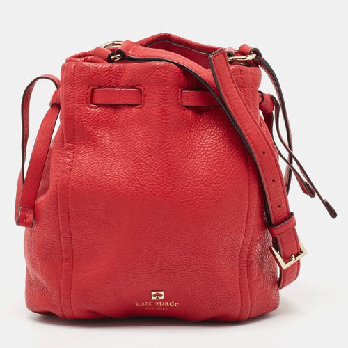 Kate Spade Red Leather Katie Bucket Crossbody Bag - Kate Spade - Modalova