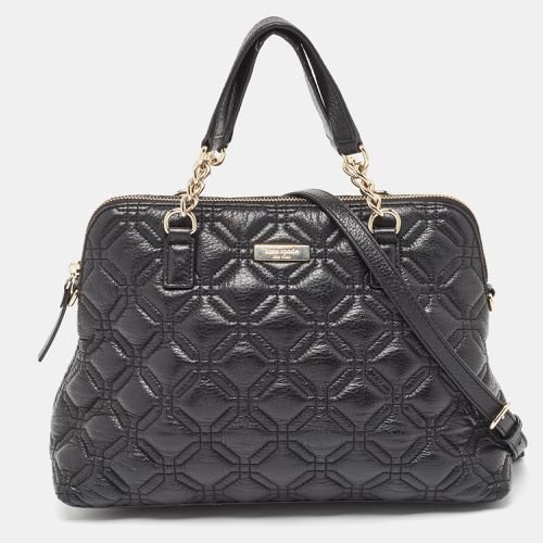 Kate Spade Black Quilted Shimmer Leather Astor Court Grace Bag - Kate Spade - Modalova