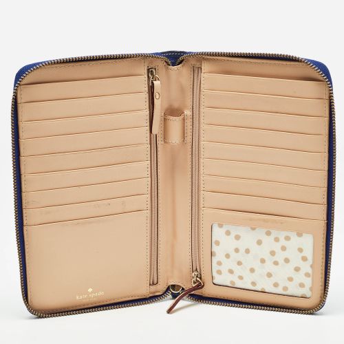 Leather Zip Organizer Clutch - Kate Spade - Modalova
