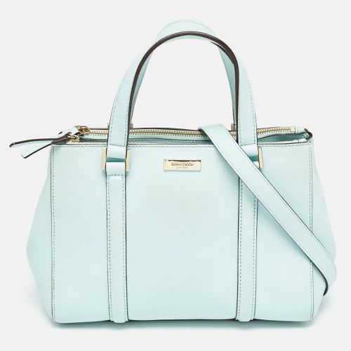 Kate Spade Light Blue Leather Small Newberry Lane Loden Top Handle Bag - Kate Spade - Modalova