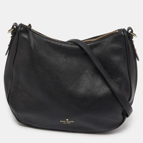 Kate Spade Black Leather Zip Shoulder Bag - Kate Spade - Modalova