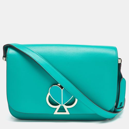 Kate Spade Green Leather Nicola Twist Lock Shoulder Bag - Kate Spade - Modalova