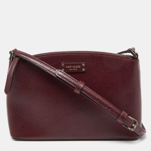 Kate Spade Burgundy Leather Jeanne Crossbody Bag - Kate Spade - Modalova