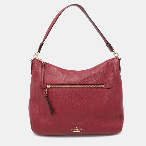 Kate Spade Burgundy Leather Jackson Street Hayden Hobo - Kate Spade - Modalova