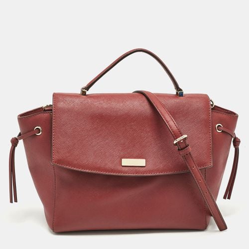 Kate Spade Maroon Leather Way Lilah Top Handle Bag - Kate Spade - Modalova