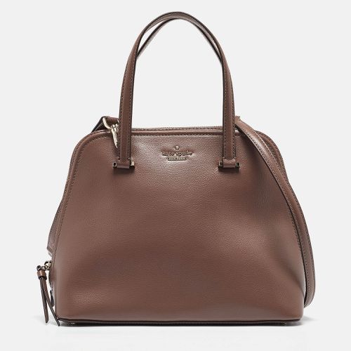 Kate Spade Taupe Brown Leather Patterson Drive Medium Dome Satchel - Kate Spade - Modalova