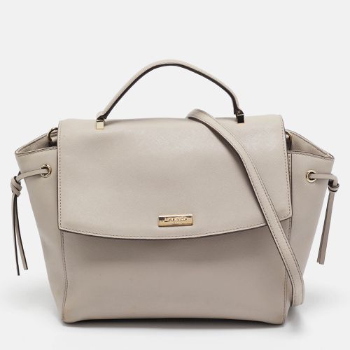 Kate Spade Light Beige Leather Way Lilah Top Handle Bag - Kate Spade - Modalova